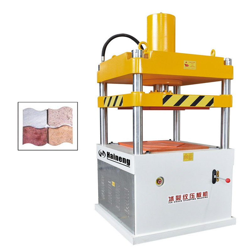 Hydraulic Ice Crack Stone Stamping Machine