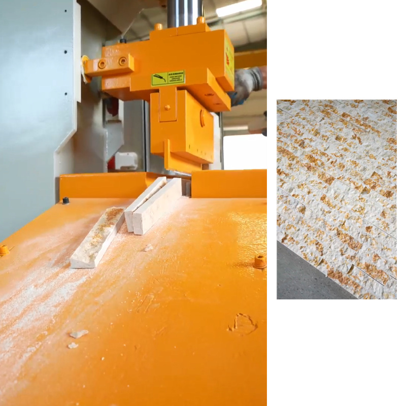 Hydraulic Natural Face Stone Tiles Splitter
