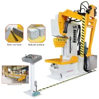 Hydrauliczne ramię robota do rozłupywania kamieni