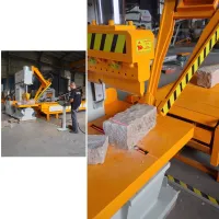 Hydrauliczne ramię robota do rozłupywania kamieni
