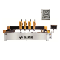 Stone Engraving Machine With Rotarytable Heavy Frame