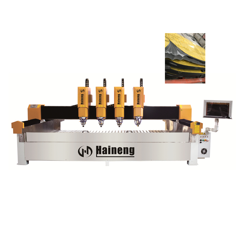 Stone Engraving Machine With Rotarytable Heavy Frame