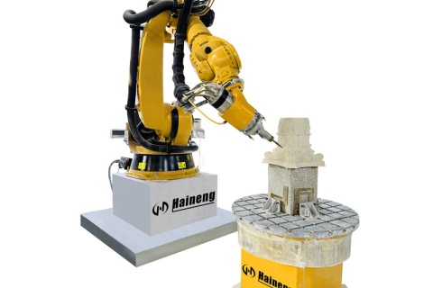 Automatic 3D 7 Axis CNC Kuka Robot Arm Sculpture Stone Engraving Machine