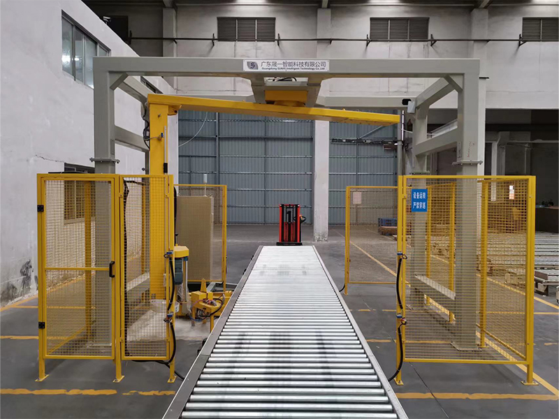 Automatic Carton Rotary Wrapping Machine