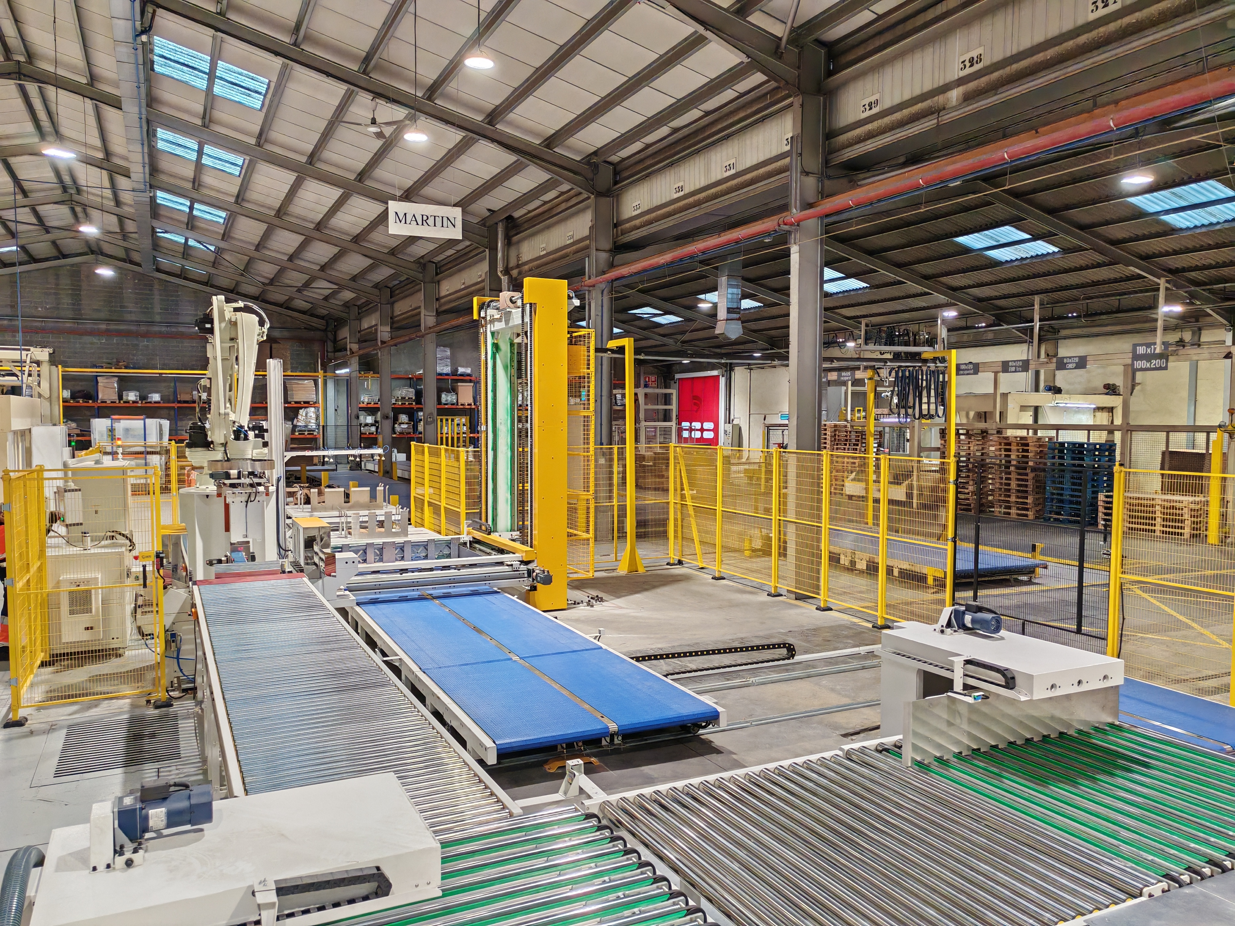 Corrugated Carton Robotic Palletizer system