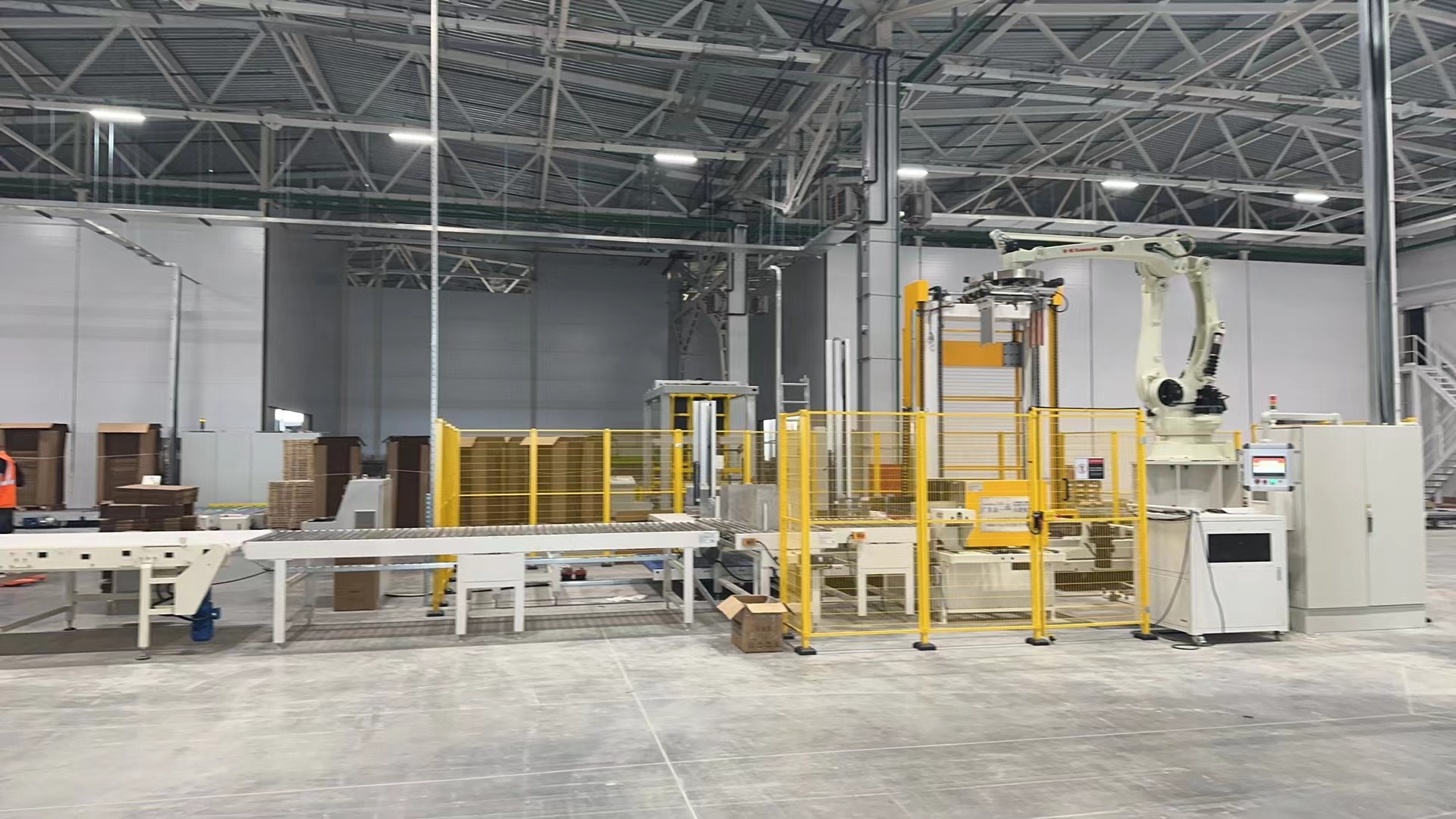 Corrugated Carton Robotic Palletizer system