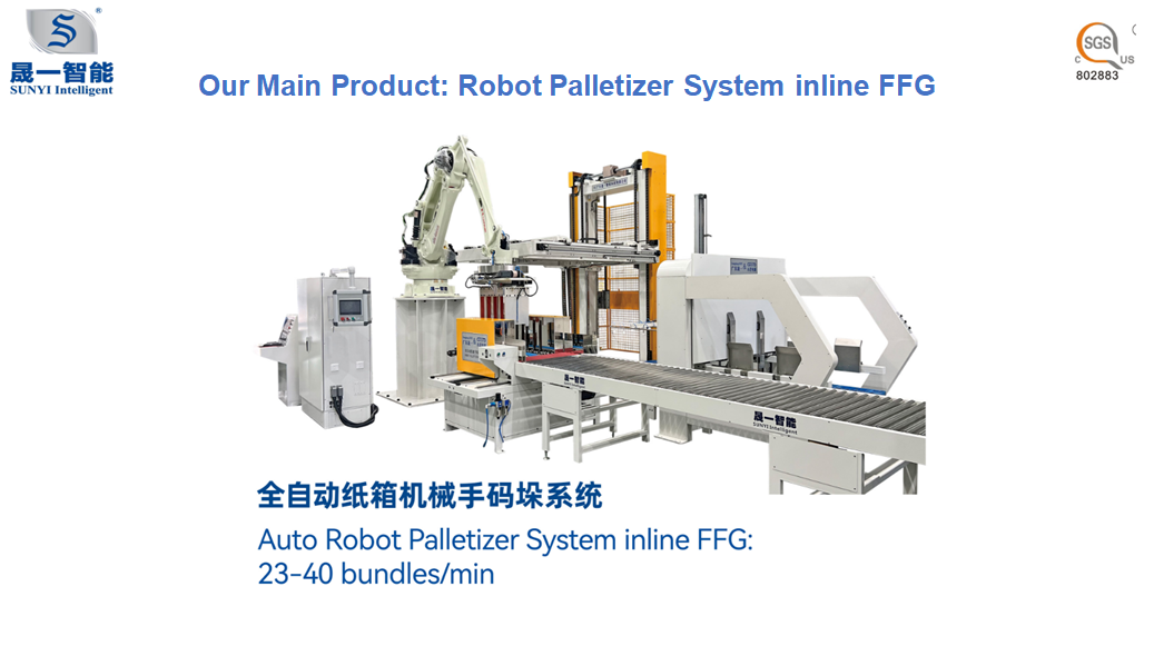 robot palletizer , loading to Poland, moving towards the world!