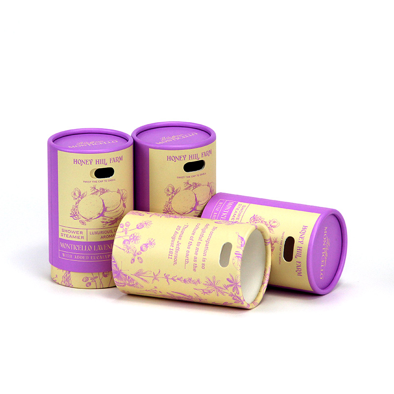 Luxury Cosmetics Paper Tube Packaging Containers