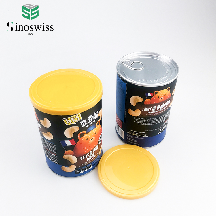 Kraft Paper Tube Food Packaging For Nuts