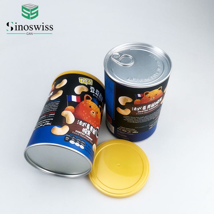 Kraft Paper Tube Food Packaging For Nuts