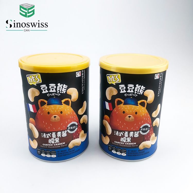 Kraft Paper Tube Food Packaging For Nuts