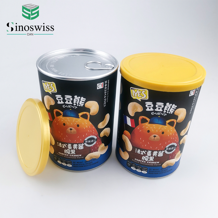 Kraft Paper Tube Food Packaging For Nuts