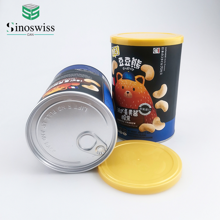 Kraft Paper Tube Food Packaging For Nuts