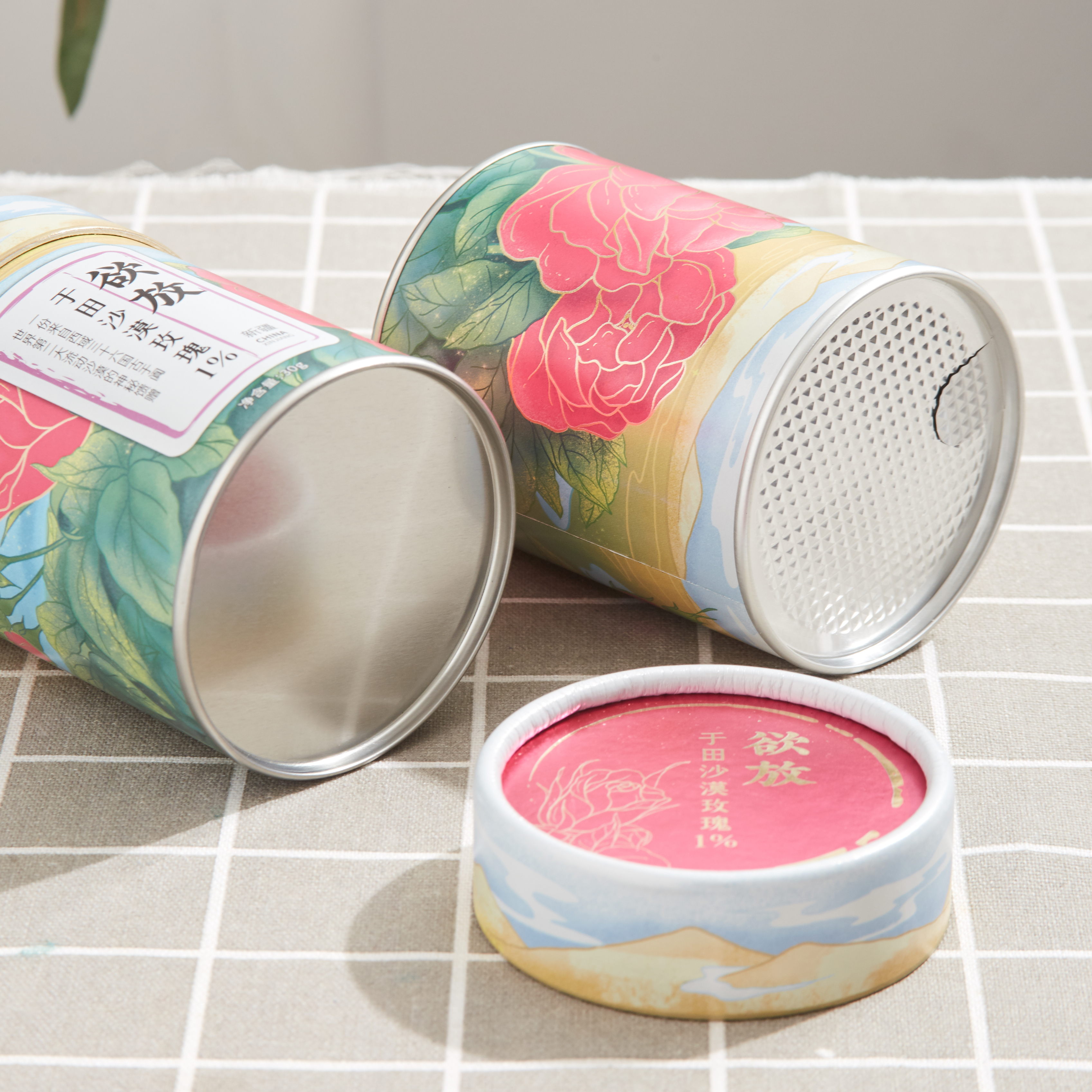 Loose Leaf Tea Tube Packaging Tea Canister