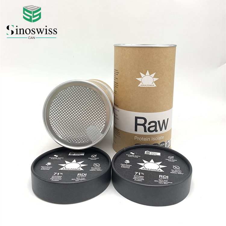 Eco Friendly Powder Cardboard Tube Packaging