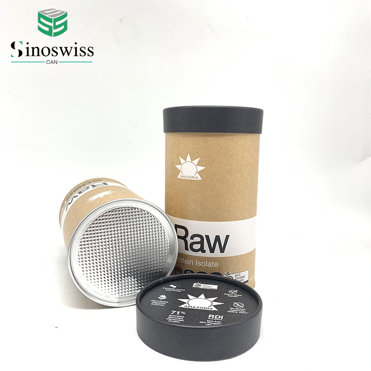 Eco Friendly Powder Cardboard Tube Packaging