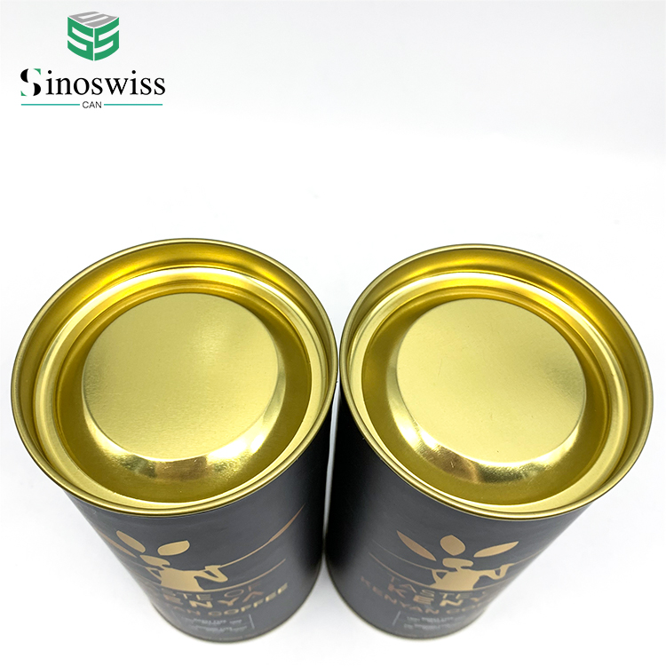 Coffee Tin Can Cylinder Packaging Tube