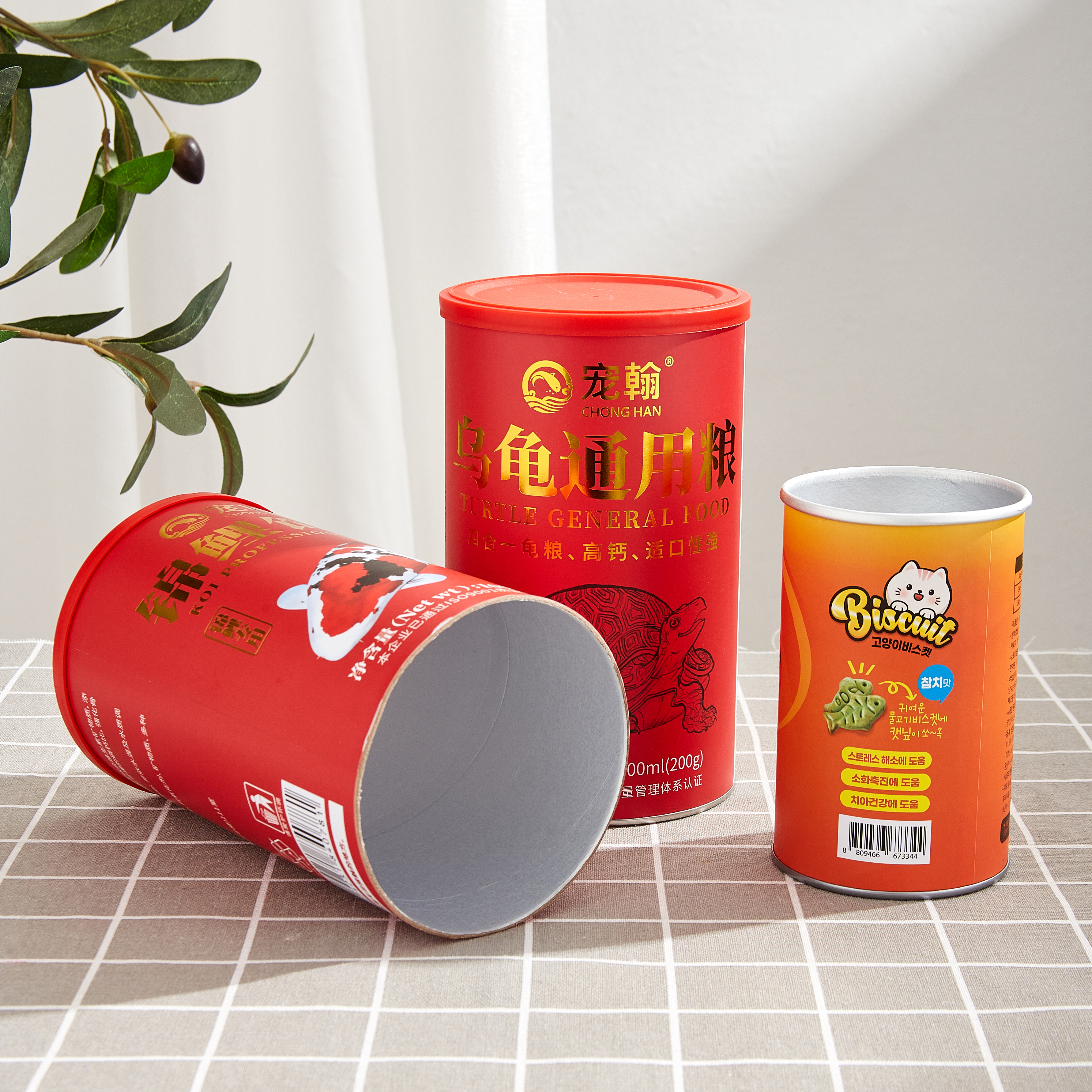 Food Grade Tube Pet Food Cans Packaging