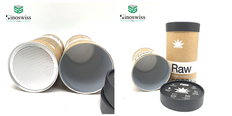 powder cardboard tube packaging