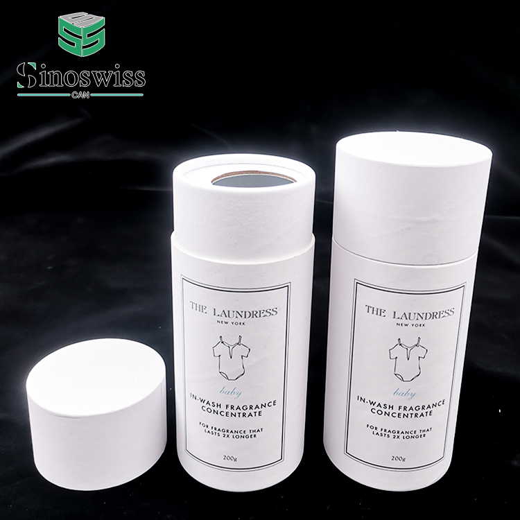 White Kraft Paper Tube Container