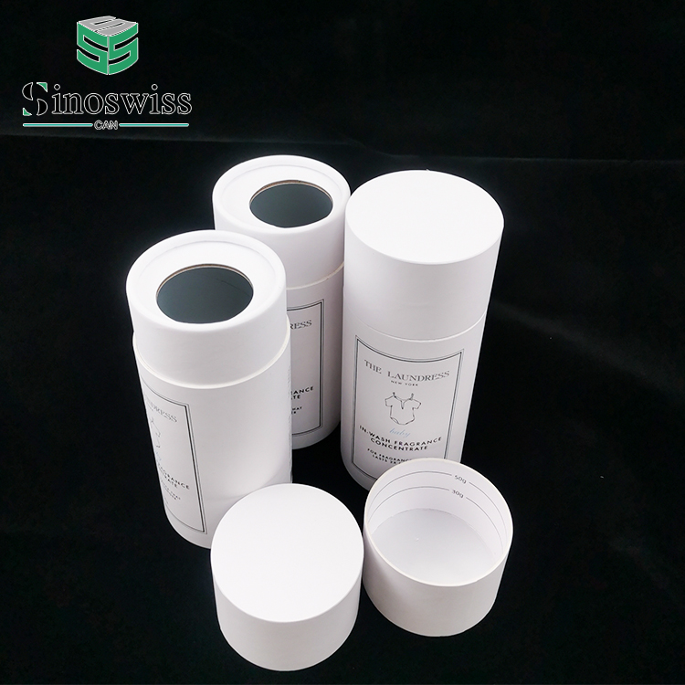 White Kraft Paper Tube Container