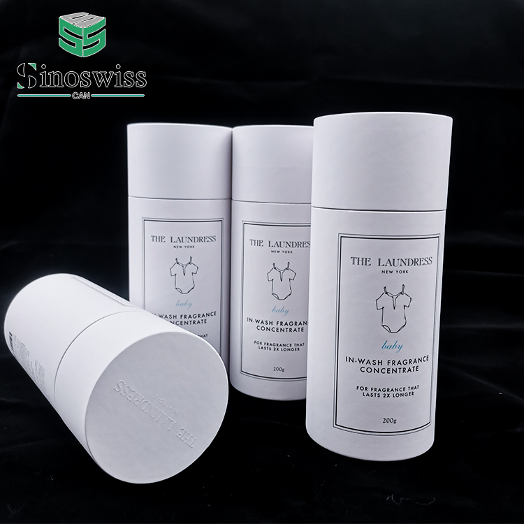 White Kraft Paper Tube Container