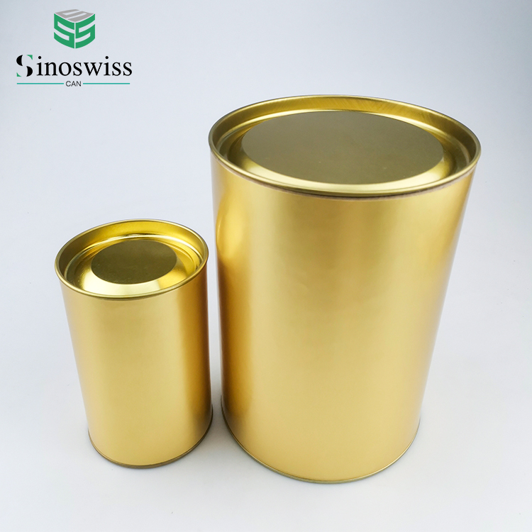 Paper Round Tin Can Packaging