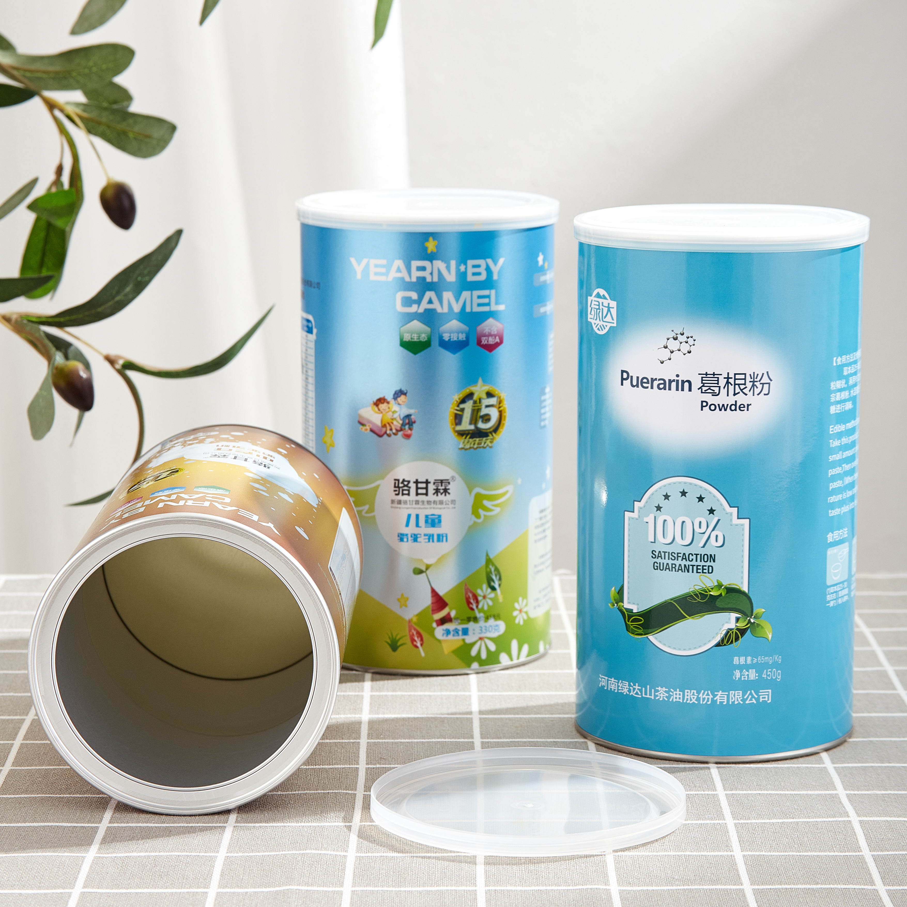 Whey Protein Milk Powder Can Packaging