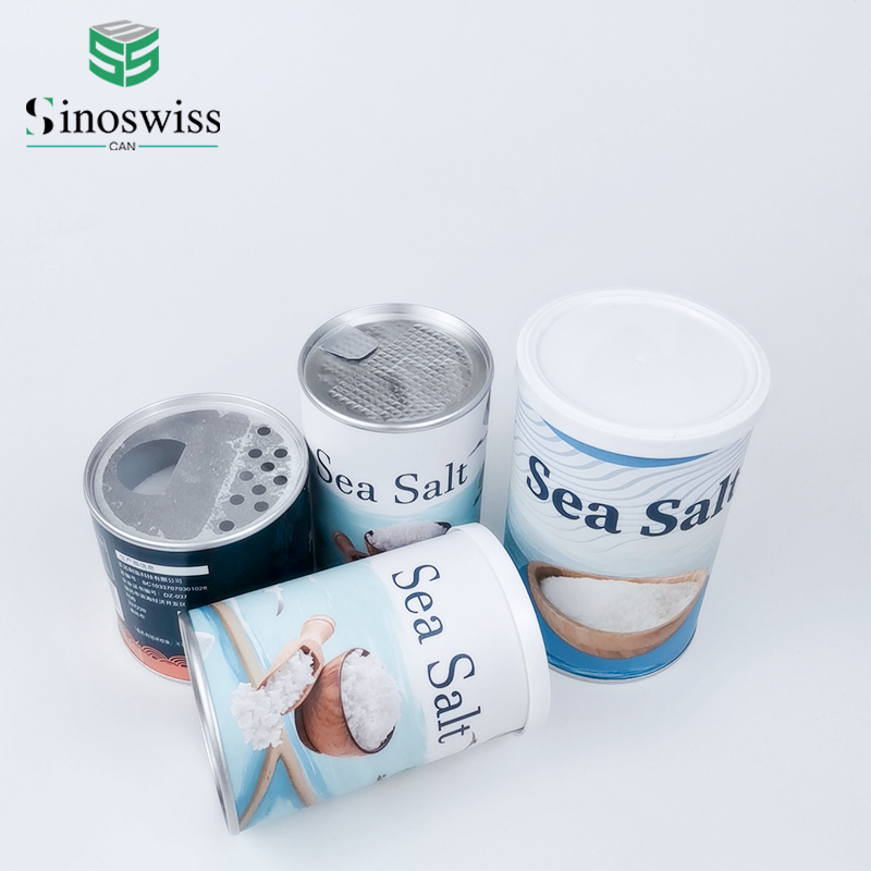 Salt Packaging With Shaker Lid