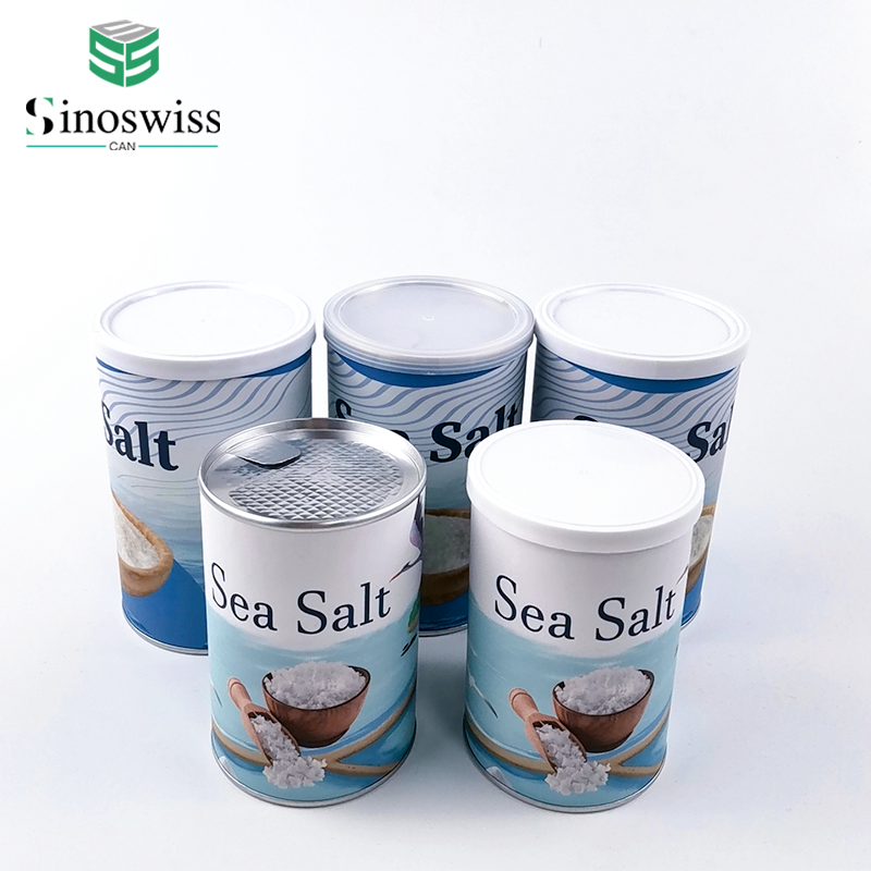 Salt Packaging With Shaker Lid