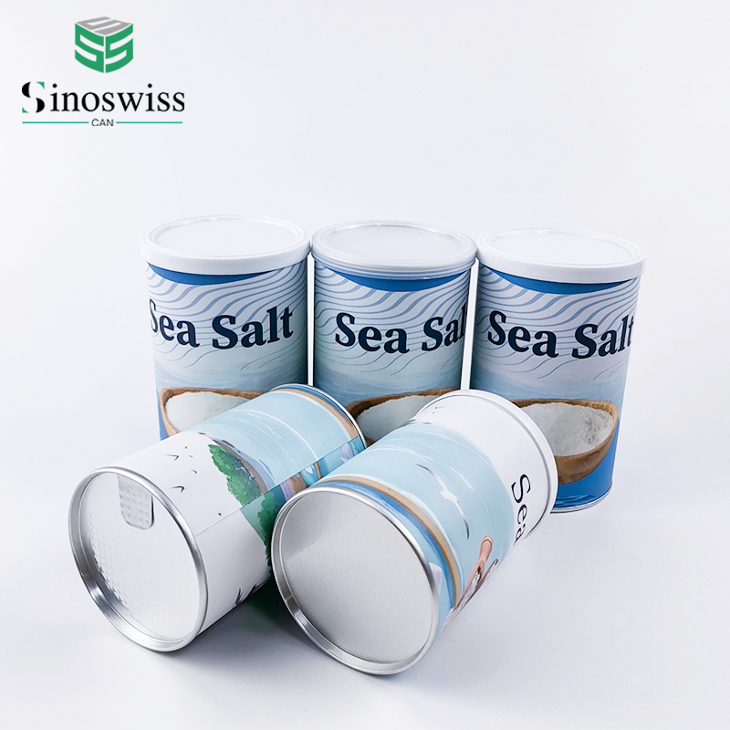 Salt Packaging With Shaker Lid