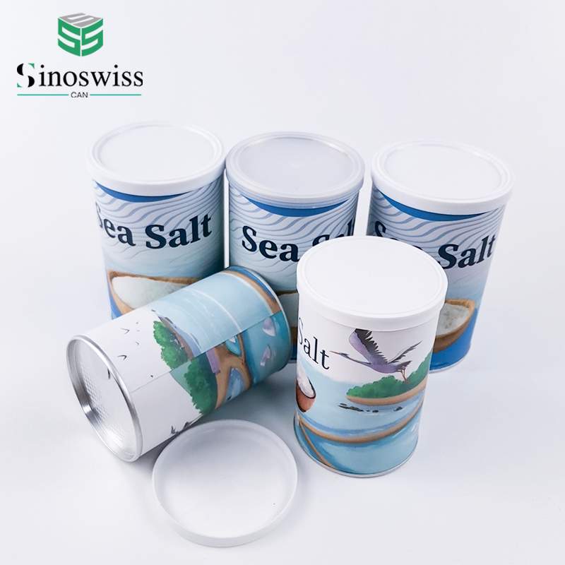 Salt Packaging With Shaker Lid