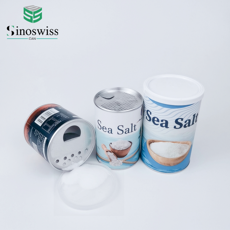 Salt Packaging With Shaker Lid