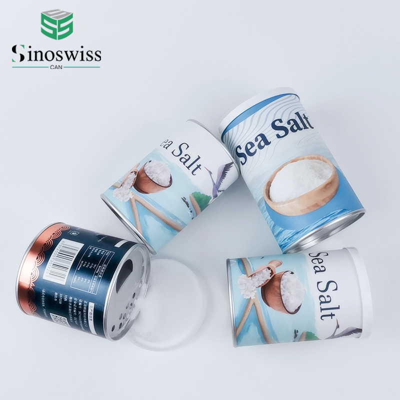 Salt Packaging With Shaker Lid