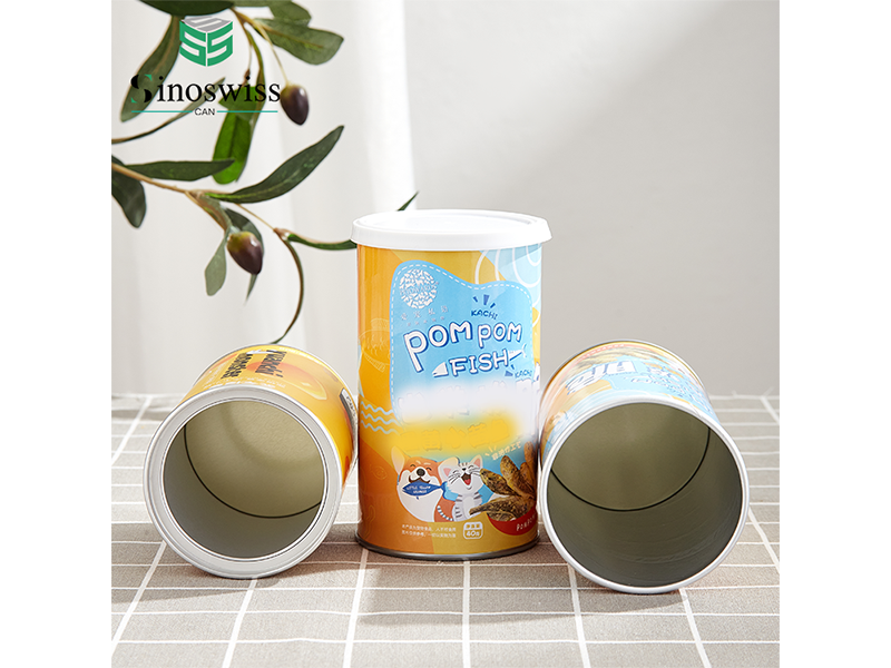 Application of round paper cans packaging in the field of pet food packaging