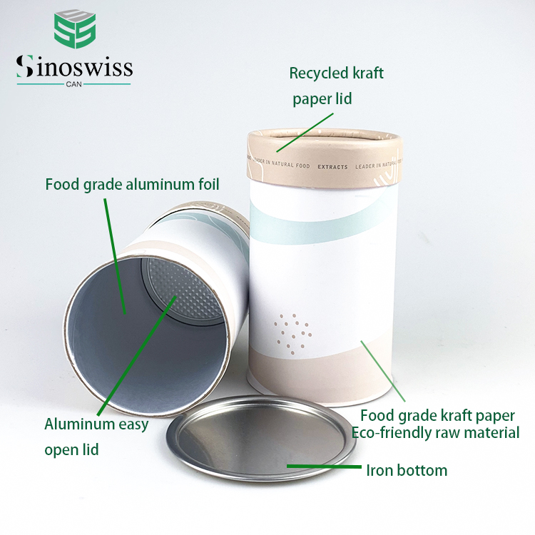 food paper can packaging