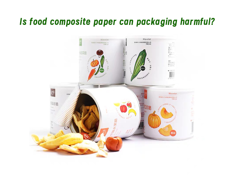 Is food composite paper can packaging harmful?