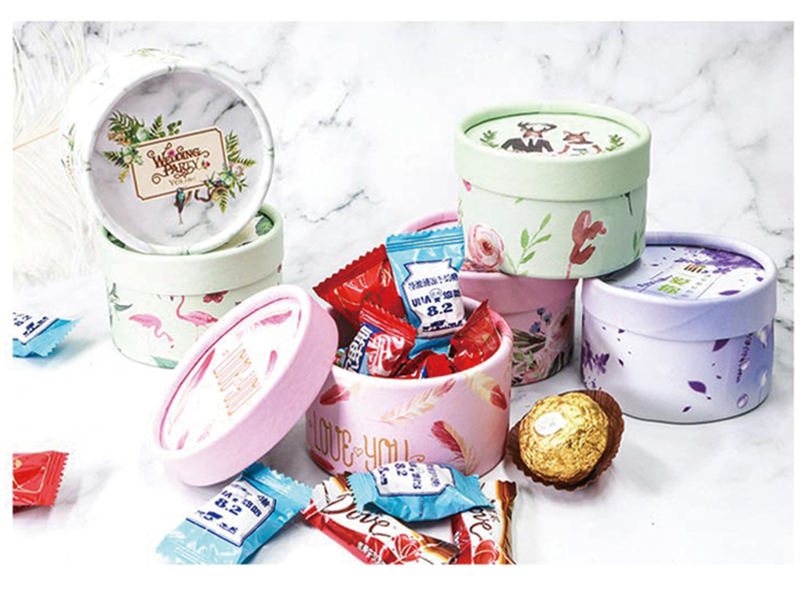 Why is confectionery packaging becoming more and more favourable to round paper can packaging?