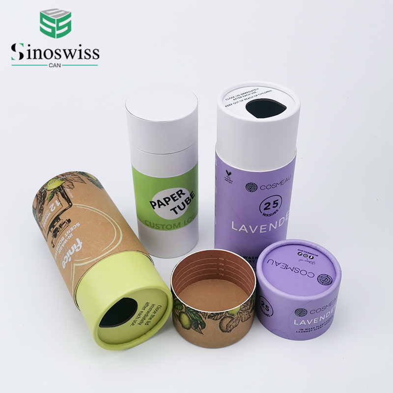 Eco-friendly Laundry Beads Paper Packaging Tube