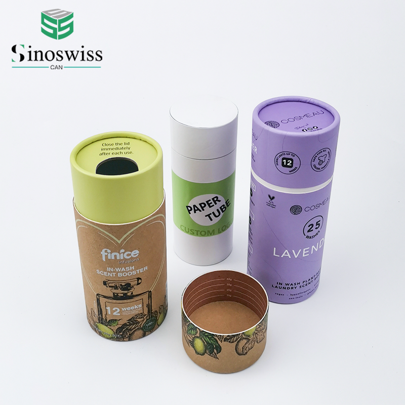 Eco-friendly Laundry Beads Paper Packaging Tube