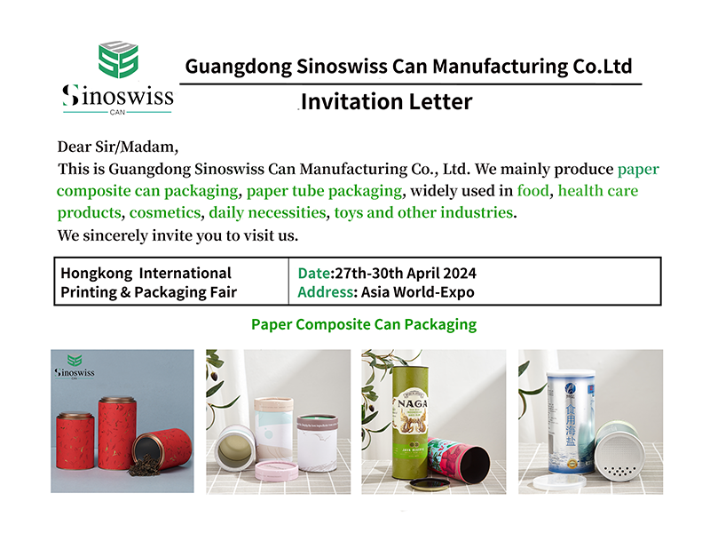 Hongkong International Printing & Packaging Fair Invitation Letter