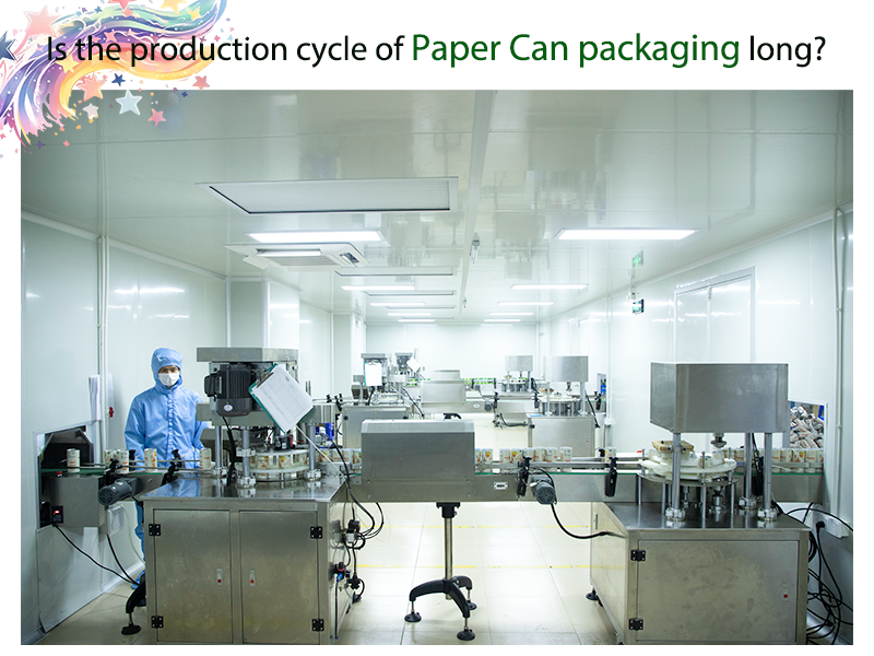 Is the production cycle of Paper Can packaging long?