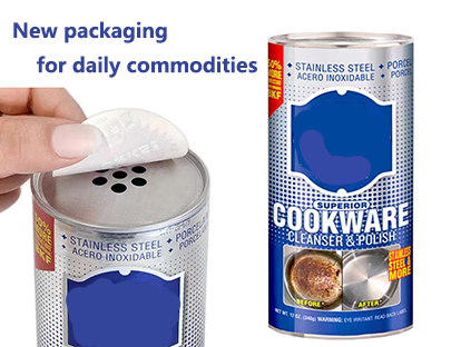 The daily necessities can pack in round paper can？