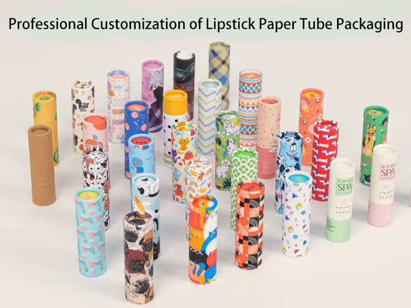 Lip balm / lipstick paper tube packaging