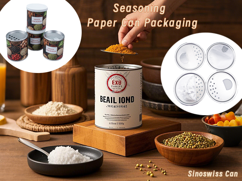 spices composite paper can packaging