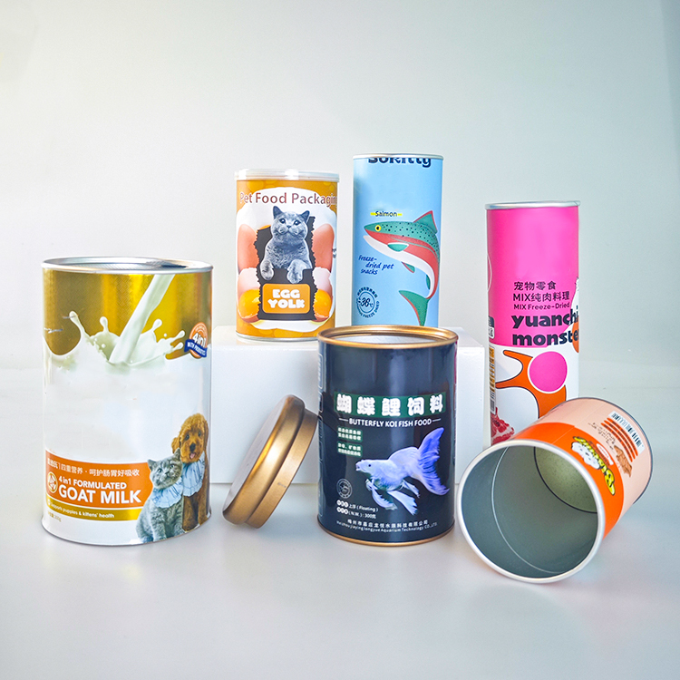 Food Grade Paper Can Packaging for Pet Food