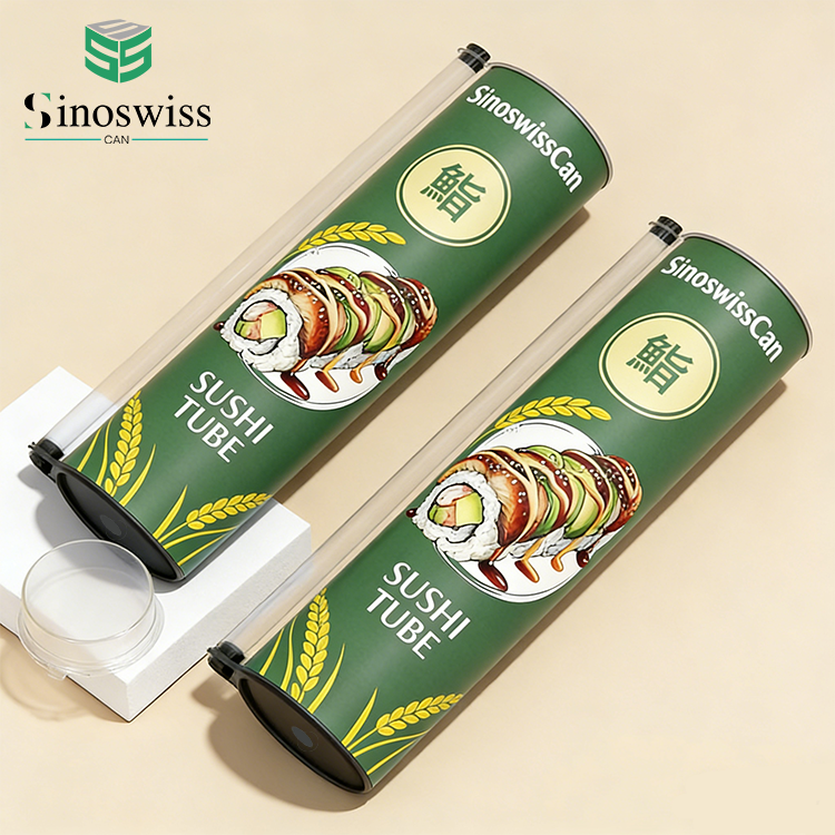 Push Up Sushi Paper Tube Packaging