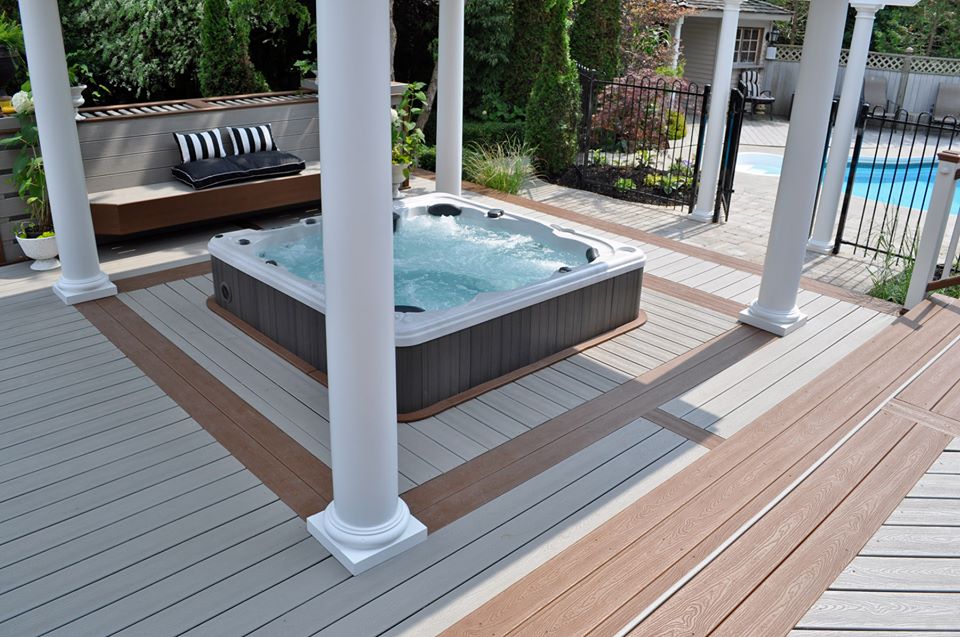 How To Make Your OUTDOOR HOT TUB Look Better