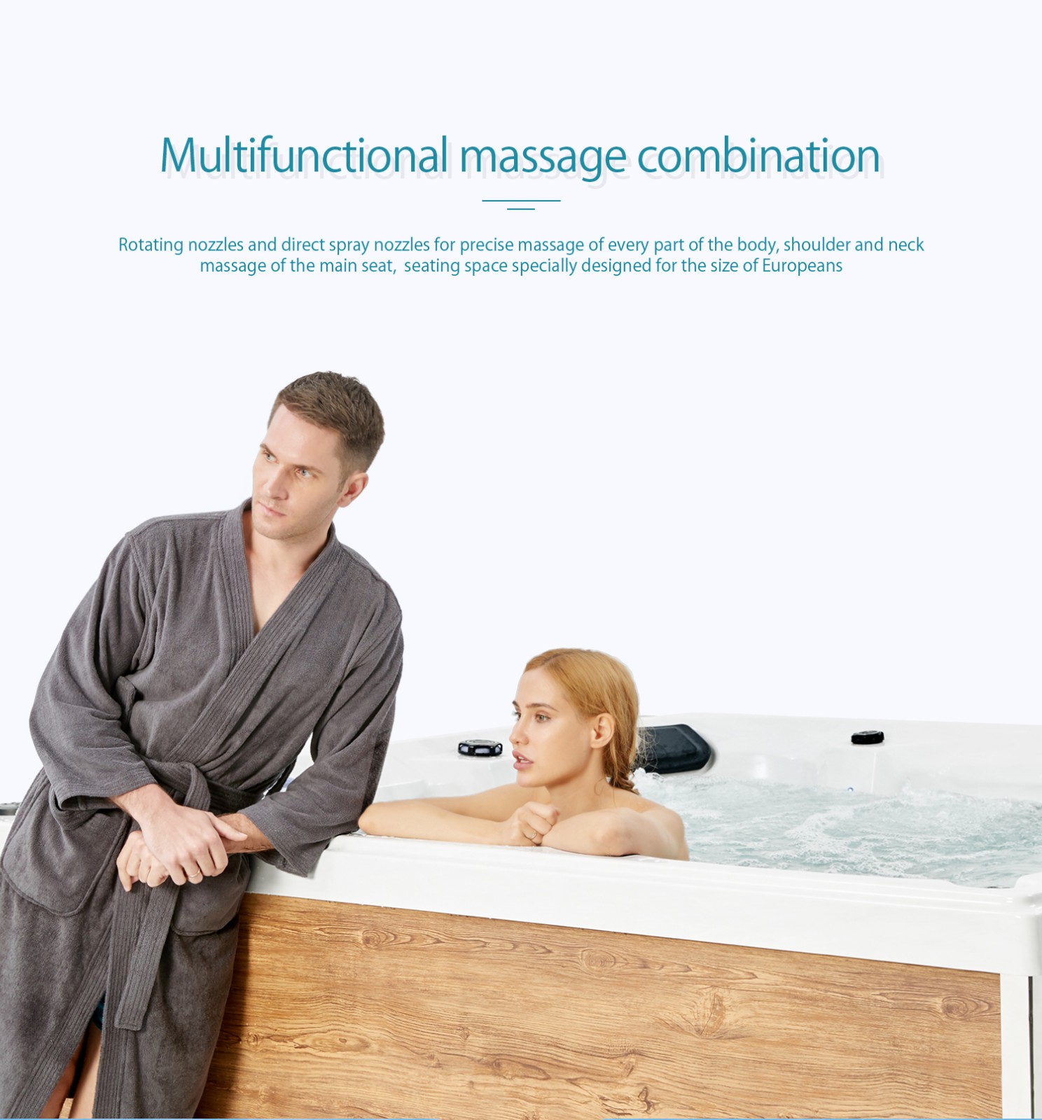 Supply 5 Person Balboa Hot Tub Massage Outdoor Jacuzzi Wholesale