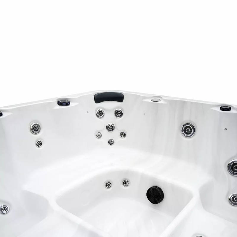 Plug&Play Akryl 15A Udendørs Baghave Spabad